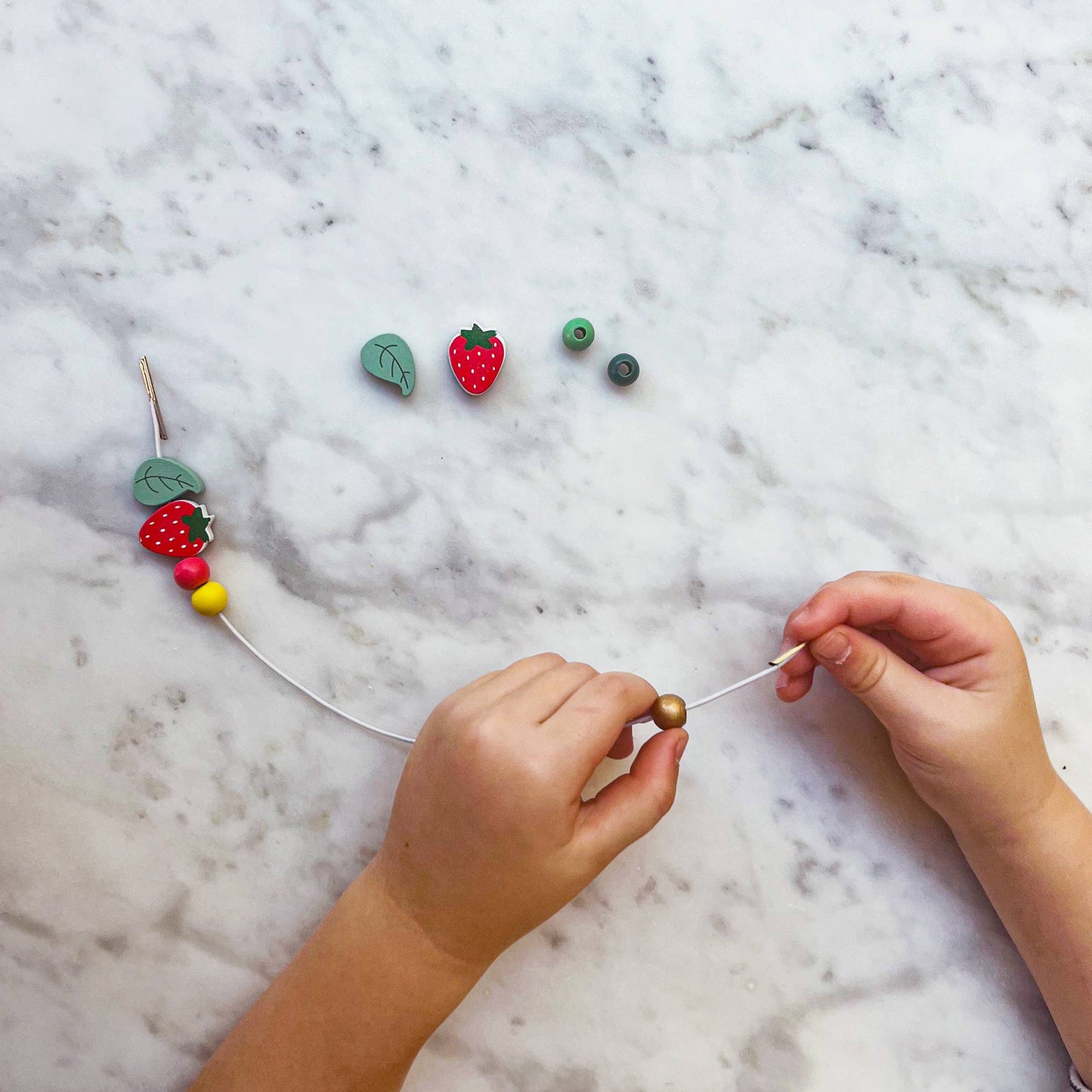 Strawberry Bracelet Bead Kit (Makes 5 Bracelets)