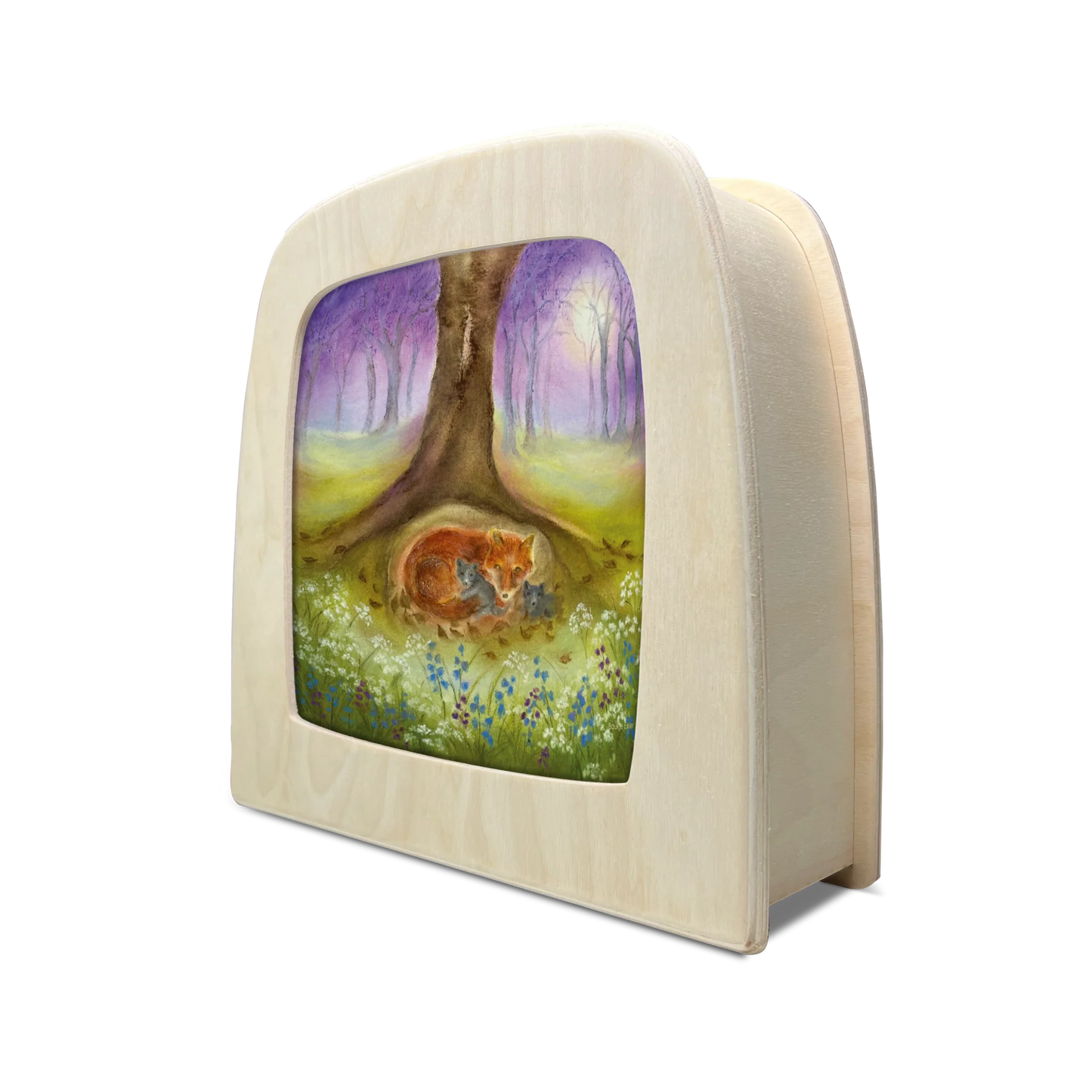 Toverlux | Baukje Exler - Little Fox Family Silhouette