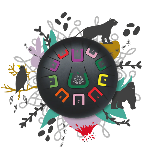 8" Tambu 11 Tones BLACK NATURE