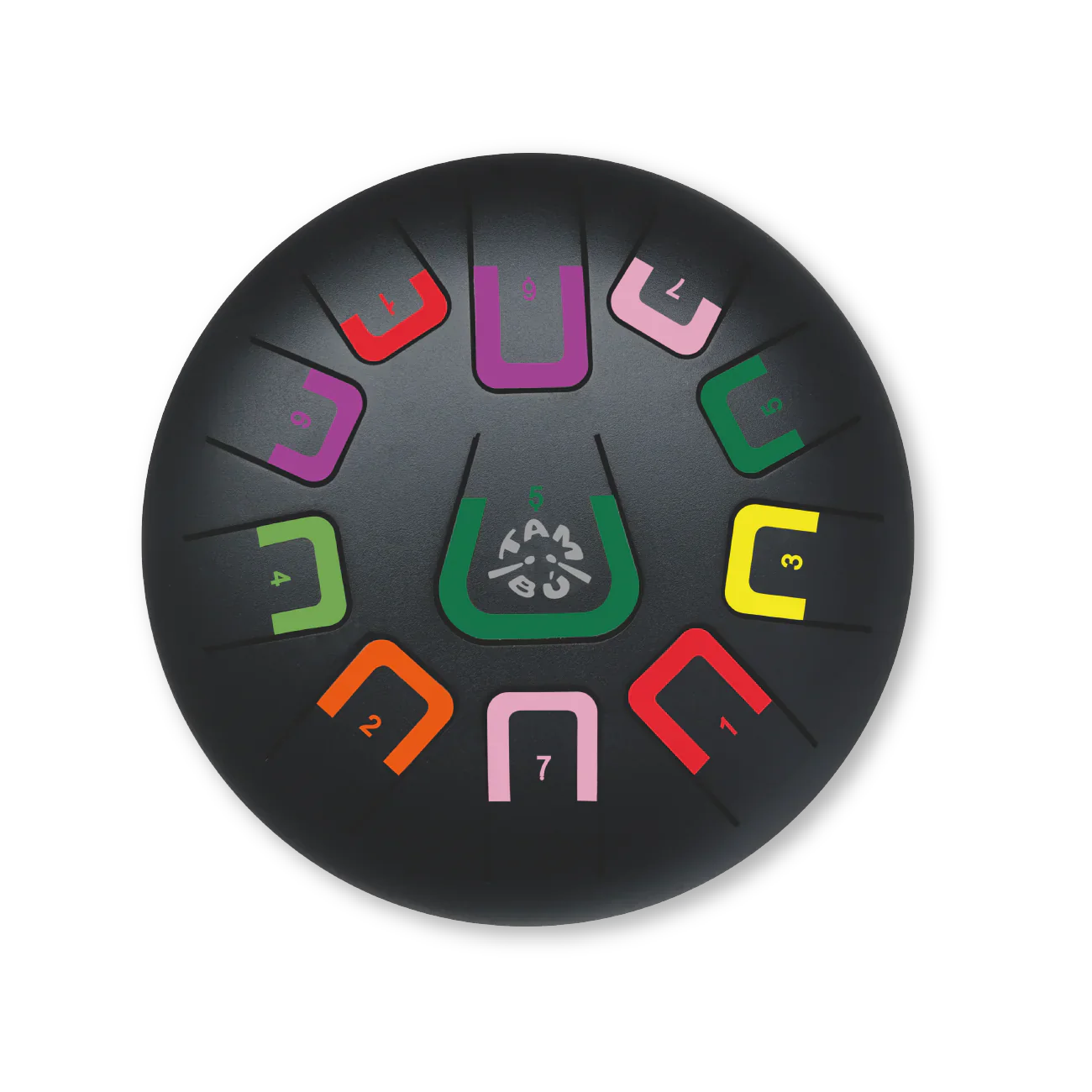 8" Tambu 11 Tones BLACK NATURE