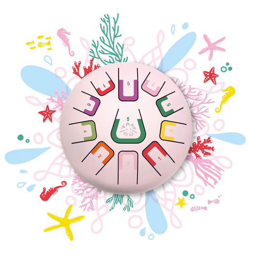 8" Tambu 11 Tones CORAL REEF