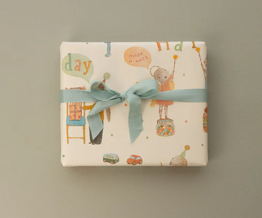 Maileg Gift wrap, 10 m - Happy Day