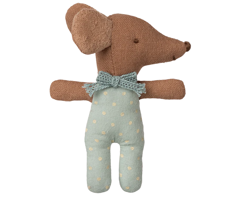 *PRESALE* Maileg Sleepy wakey baby mouse in matchbox - Blue