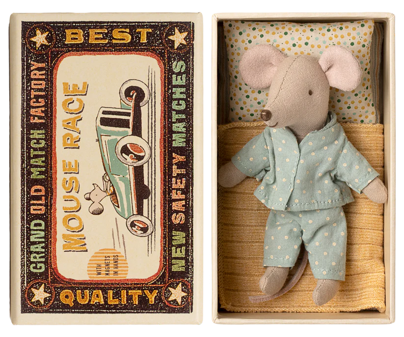 *PRESALE* Maileg Little brother mouse in matchbox