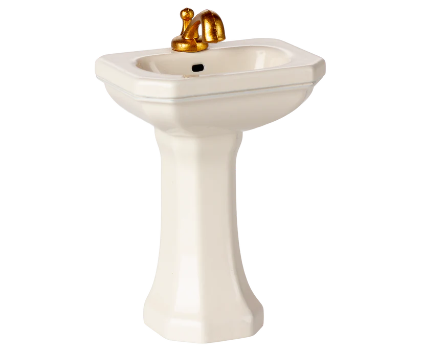 *PRESALE* Maileg Bathroom sink, Mouse - Off white