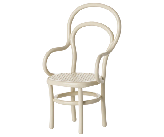Maileg Vintage chair, Mouse - Off white