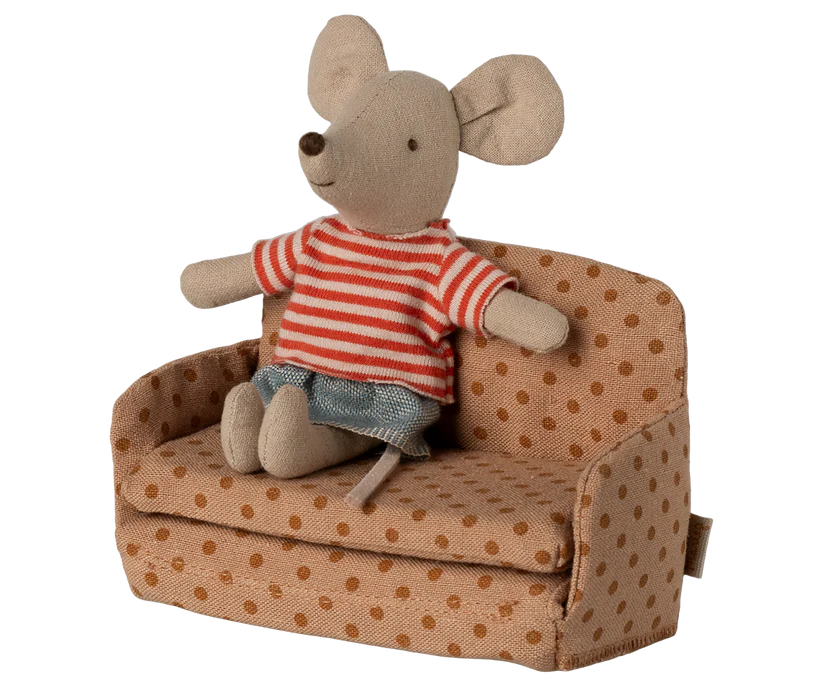 Maileg Sofa bed, Mouse - Dots
