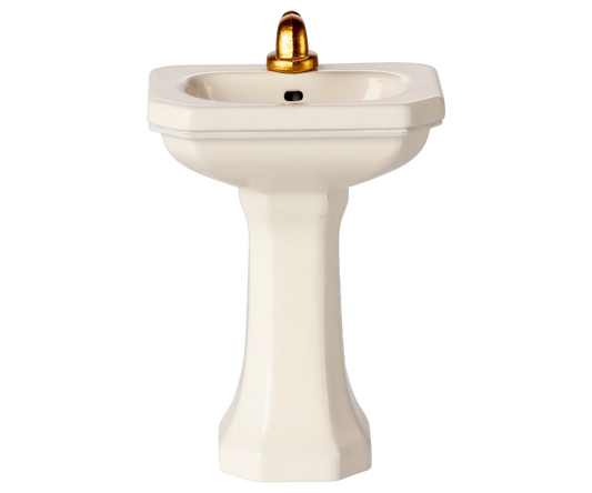 Maileg Bathroom sink, Mouse - Off white