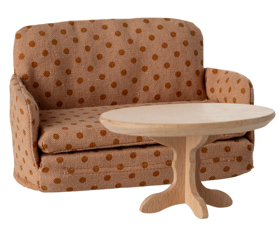 Maileg Sofa bed, Mouse - Dots