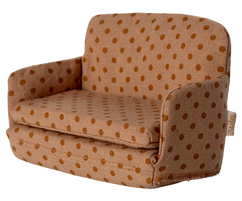 Maileg Sofa bed, Mouse - Dots