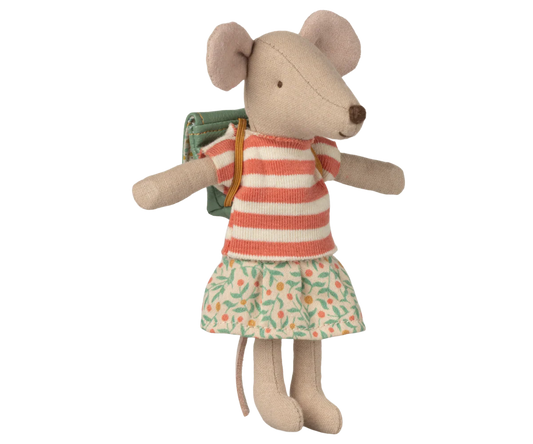 Maileg Tricycle mouse, Big sister - Green