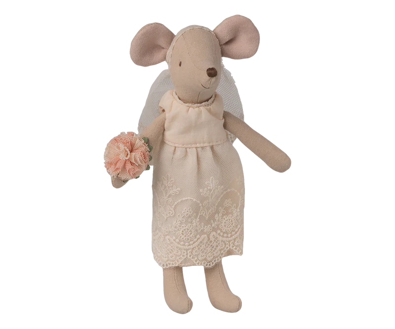 Maileg Wedding dress, Mum mouse