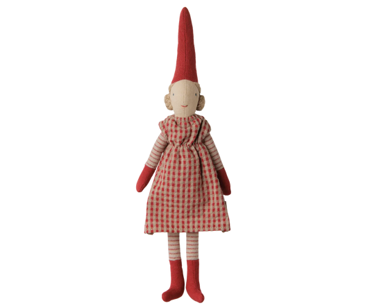 *PRE-SALE* (OCTOBER) Maileg Pixy, Size 1 - Girl - Red dress