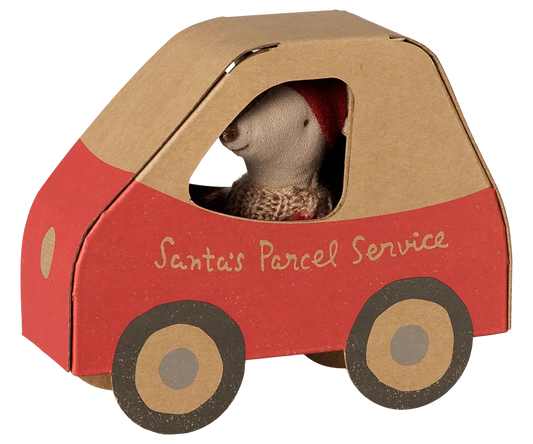 *PRE-SALE* (OCTOBER) Maileg Christmas mouse, Little sister in car box