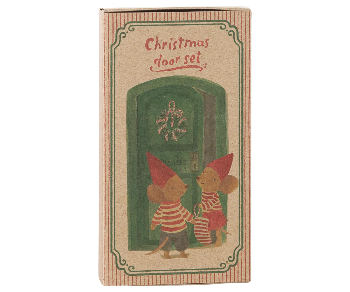 *PRE-SALE* (DECEMBER) Maileg Christmas door set, Mouse