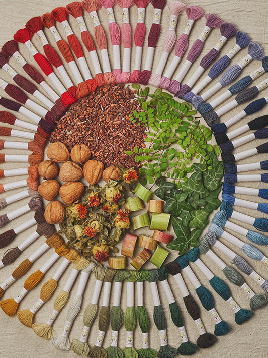 Eco Vita Naturally Dyed Organic Wool Embroidery Thread