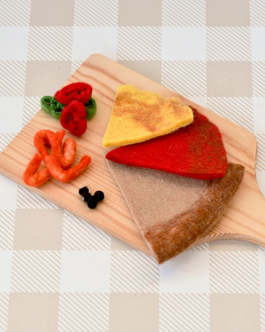 Felt Seafood Pizza Slice