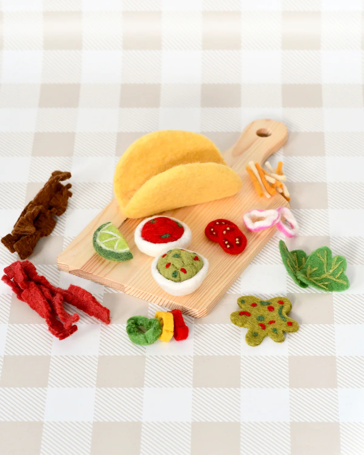 *PRESALE* Felt Taco Play Food Set