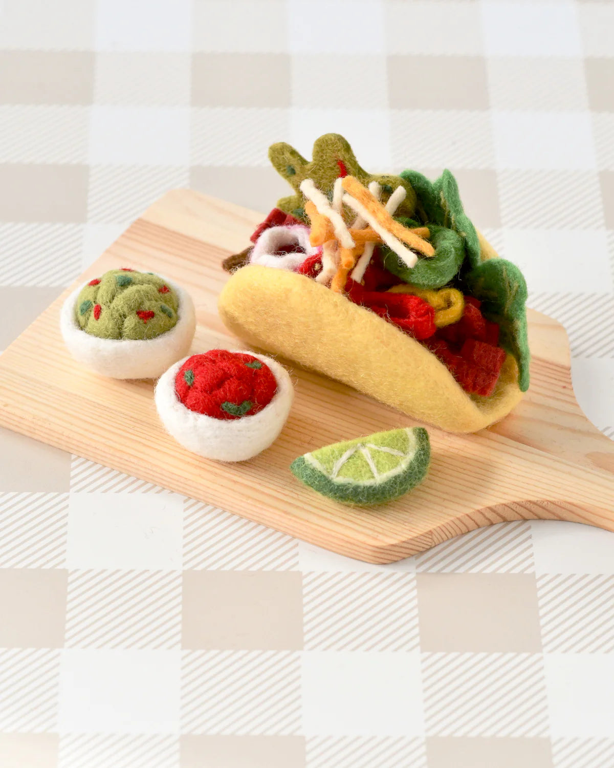 *PRESALE* Felt Taco Play Food Set