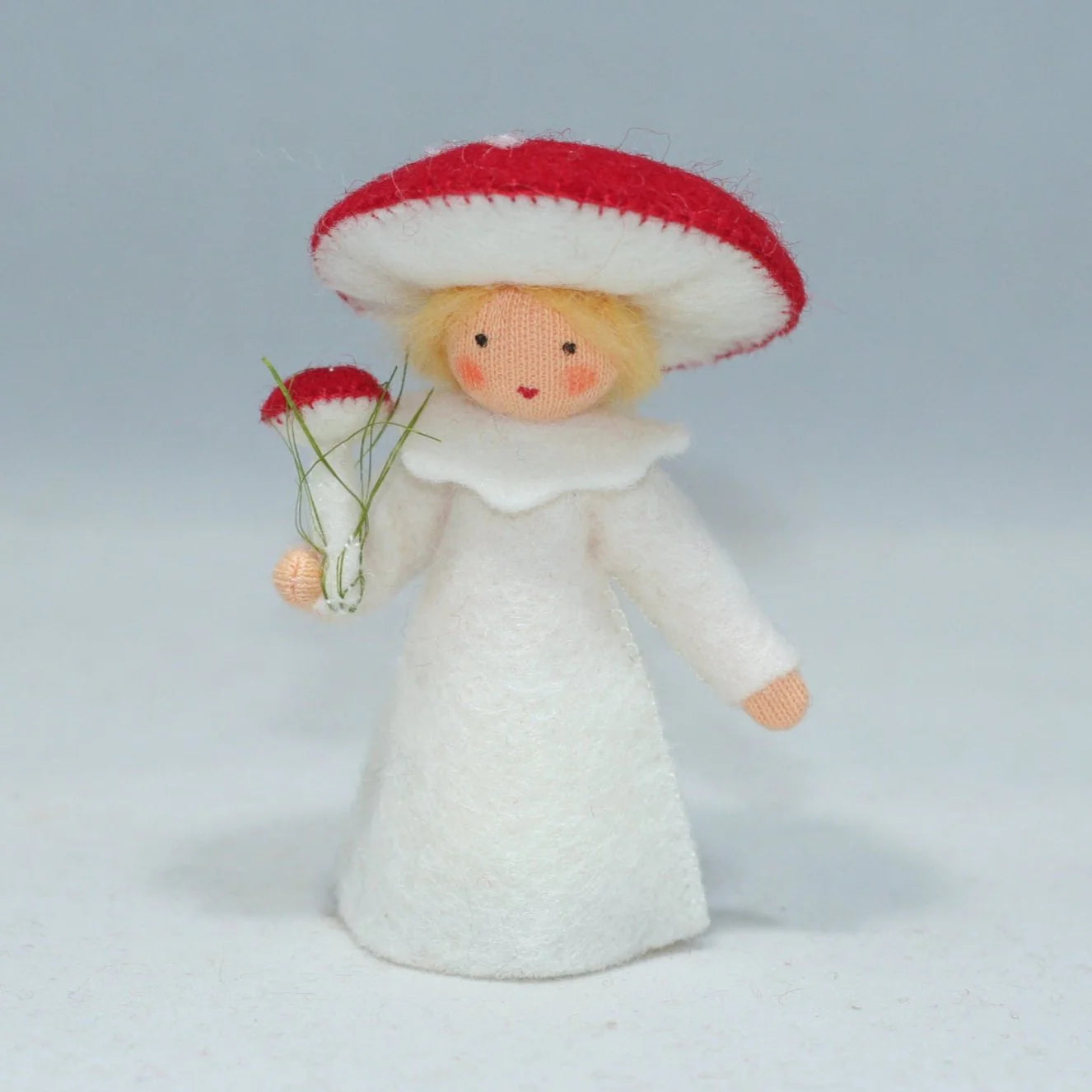 Ambrosius Fly Agaric Fairy | 3" Miniature Standing Doll