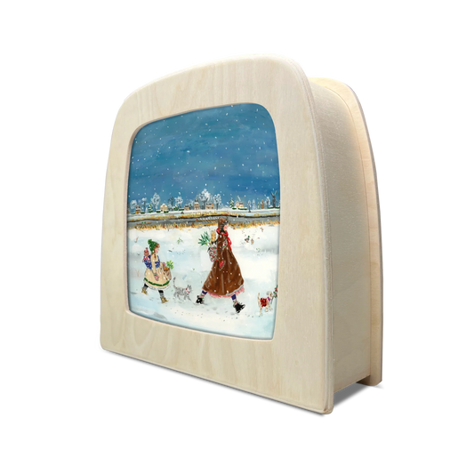 Toverlux | Gwen's Illustrations - Winter Stroll Silhouette