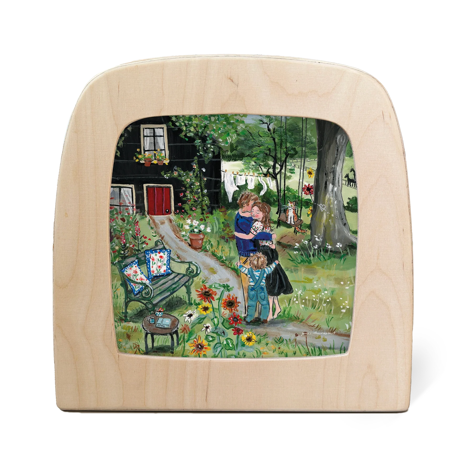 Gwen's Illustrations - Love's Embrace Silhouette