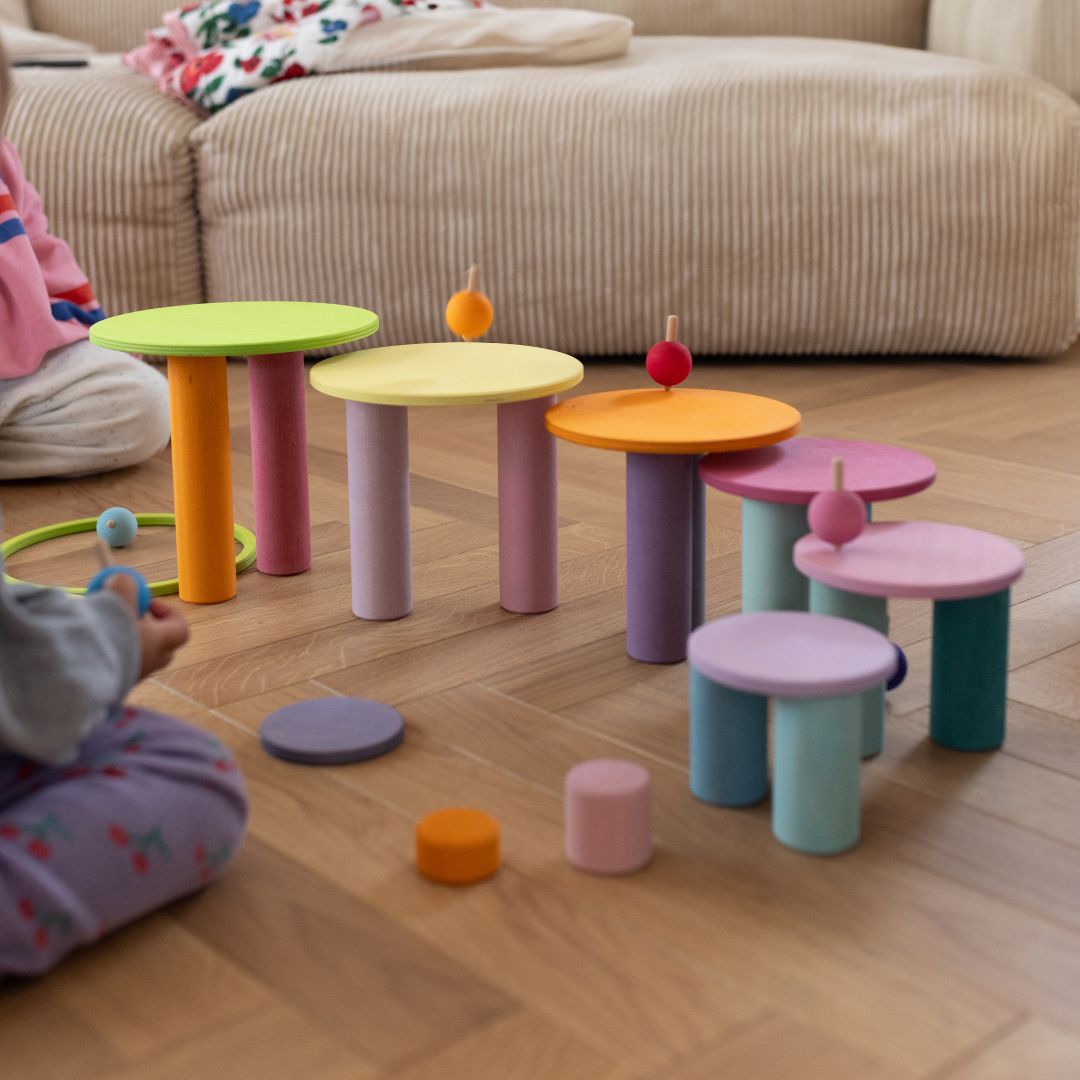Grimm's Rainbow Spinning Tops