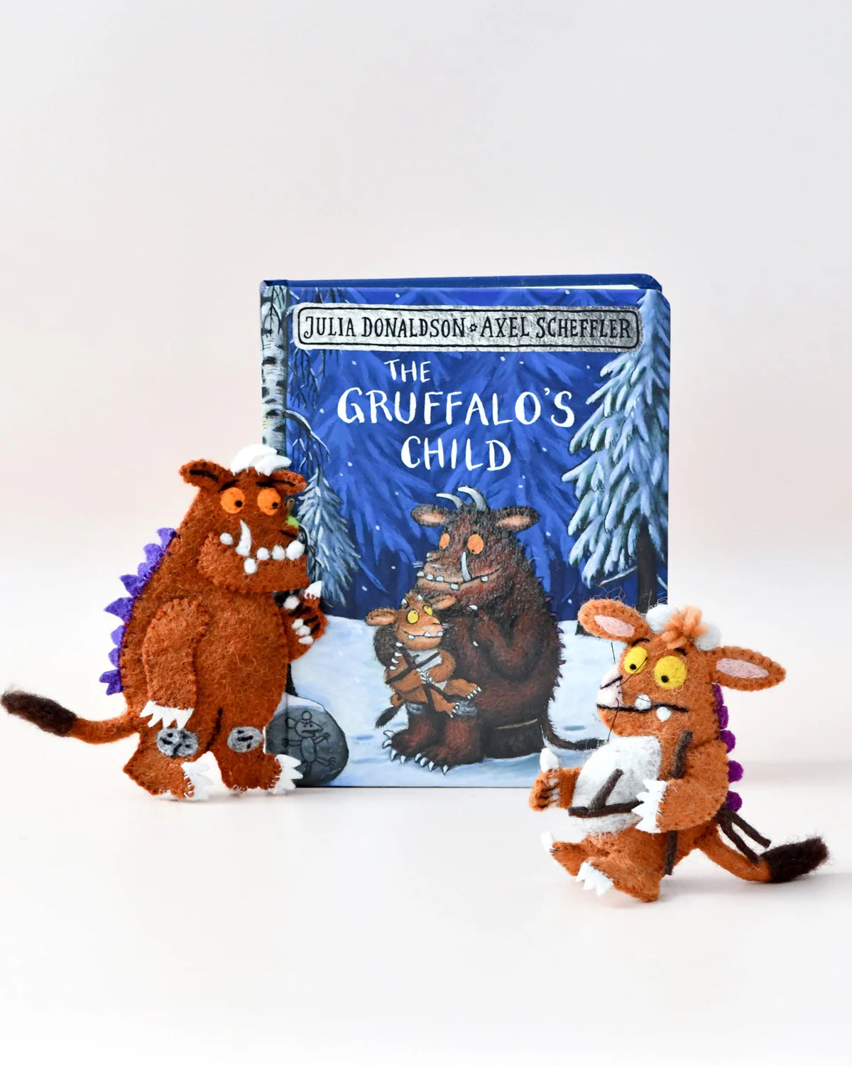 The Gruffalo's Child Felt Finger Puppets Set by Julia Donaldson and Axel Scheffler
