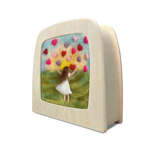 Toverlux | Het Wol Feetje - Hearts Silhouette