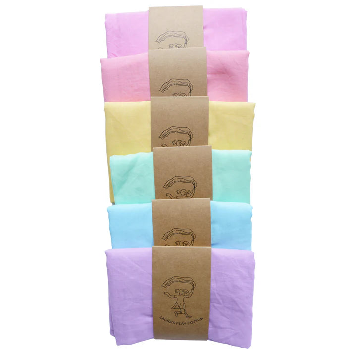 Salmon (Light Red) Play Cloth 90 x 90 cm