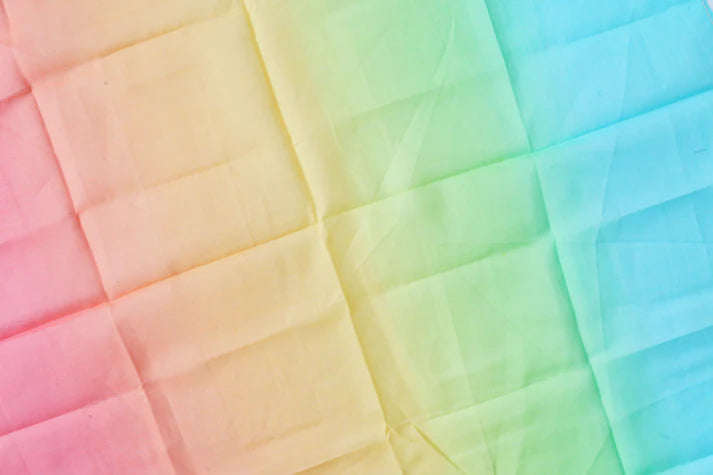 Pastel Rainbow Play Cloth 90 x 90 cm