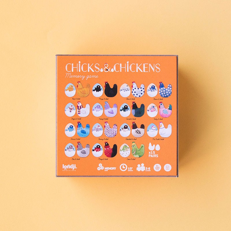 Londji Chicks and Chickens Memory Game