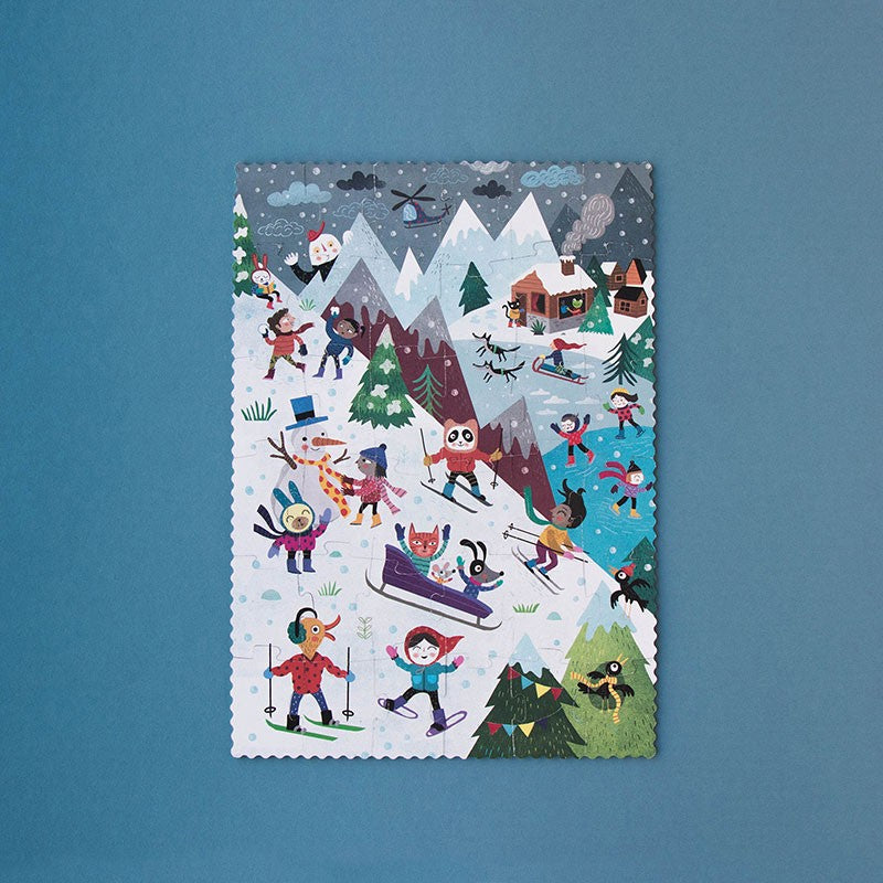 Let's Go To the Mountains Reversible Puzzle by Londji