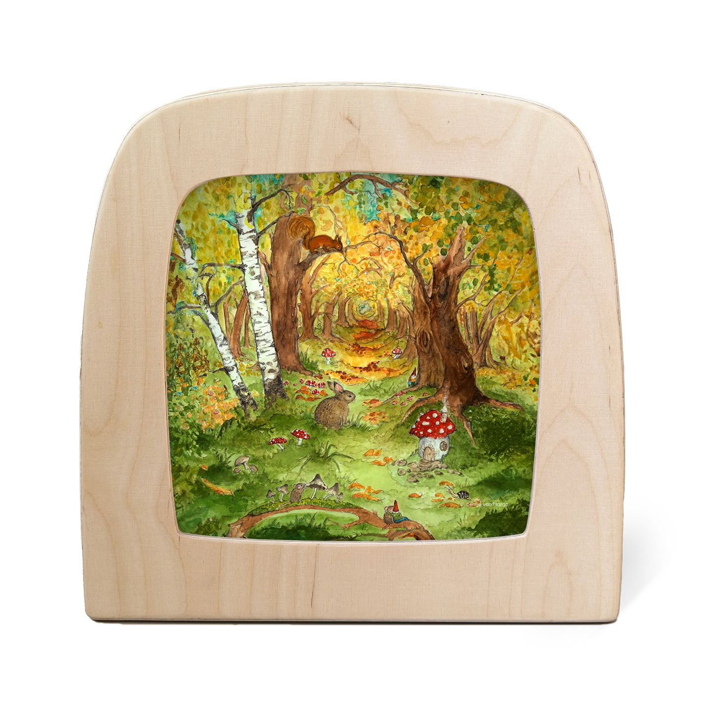 Toverlux | Eentje van Margo - Autumn Forest Silhouette