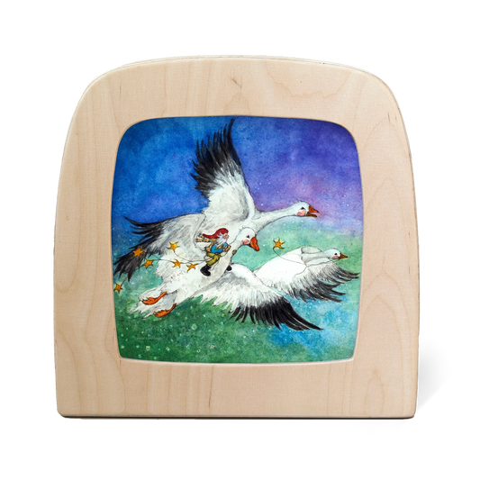 Toverlux |  Eentje van Margo - George and the Snow Geese Silhouette