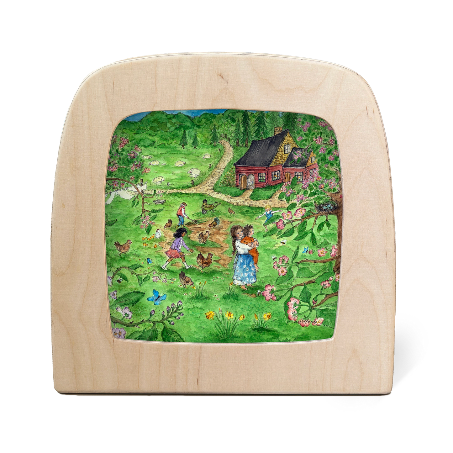 Toverlux | Eentje van Margo - Red Cottage: Spring Silhouette