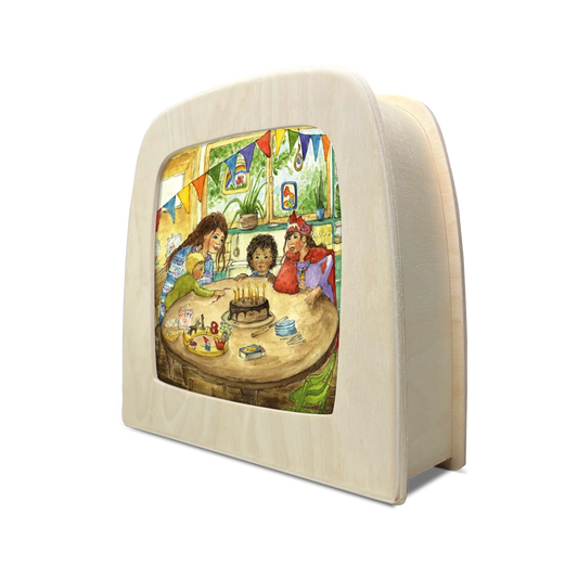 Toverlux |  Eentje van Margo - Happy Birthday! Silhouette