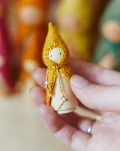 *PREORDER* Wonderheart Mini Yellow Wooden Gnome