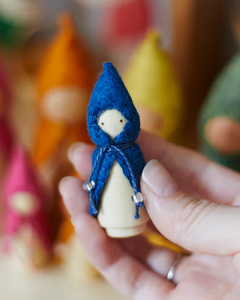 *PREORDER* Wonderheart Mini Blue Wooden Gnome