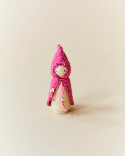 *PREORDER* Wonderheart Mini Pink Wooden Gnome