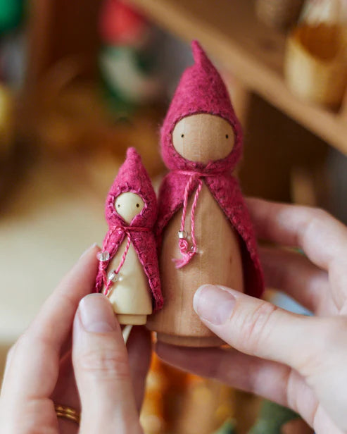 *PREORDER* Wonderheart Mini Pink Wooden Gnome