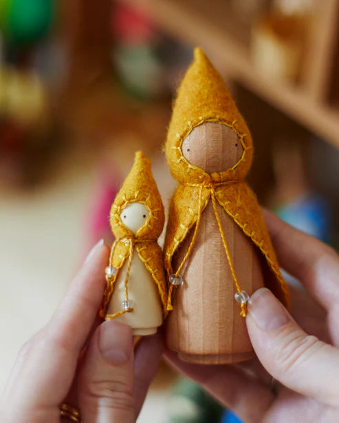 *PREORDER* Wonderheart Mini Yellow Wooden Gnome
