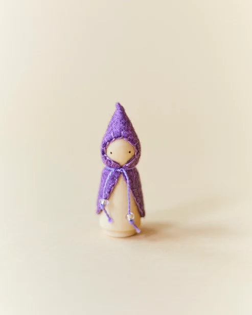 *PREORDER* Wonderheart Mini Purple Wooden Gnome