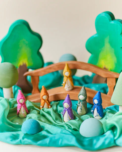 *PREORDER* Wonderheart Mini Rainbow Wooden Gnome Set