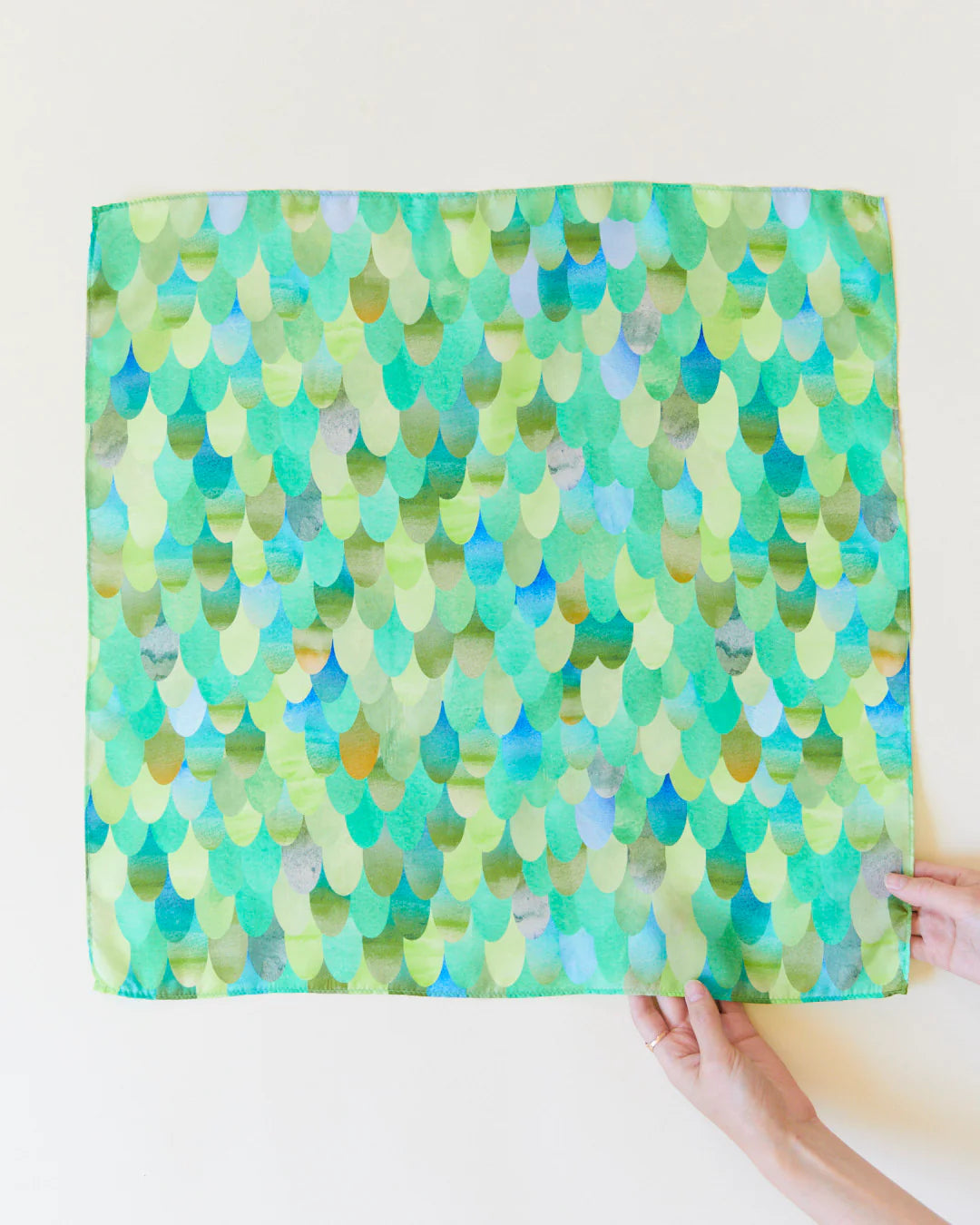 Sarah's Silks Mini Green Dragon Playsilk