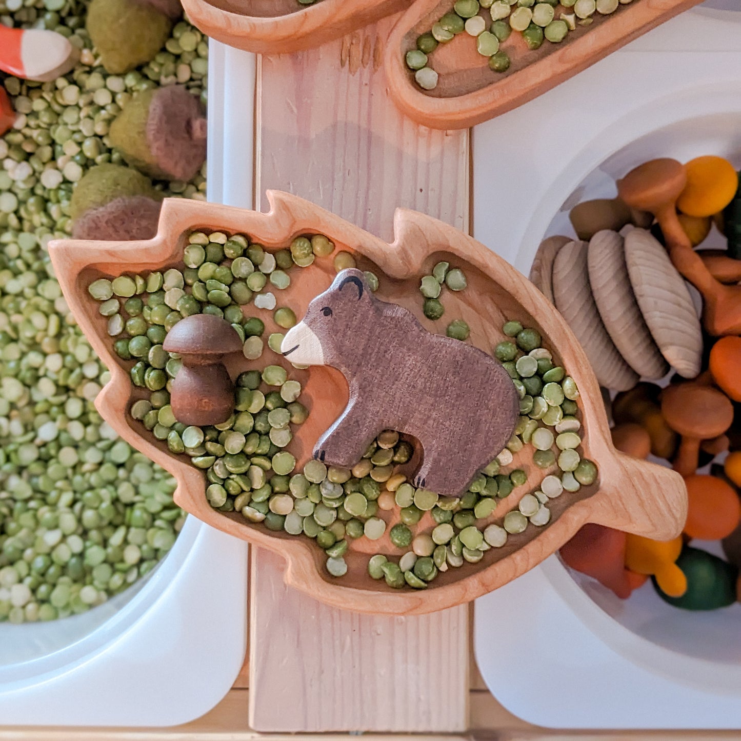 Birch Leaf Tray | Cherry Wood