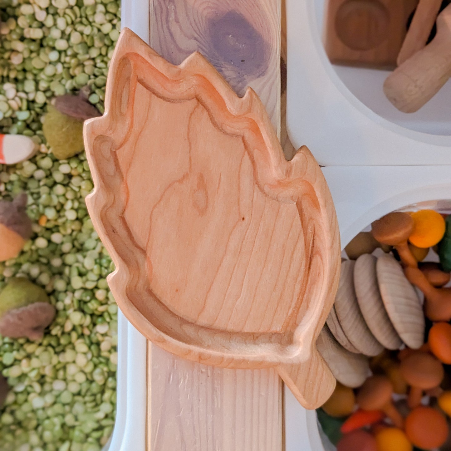 Birch Leaf Tray | Cherry Wood