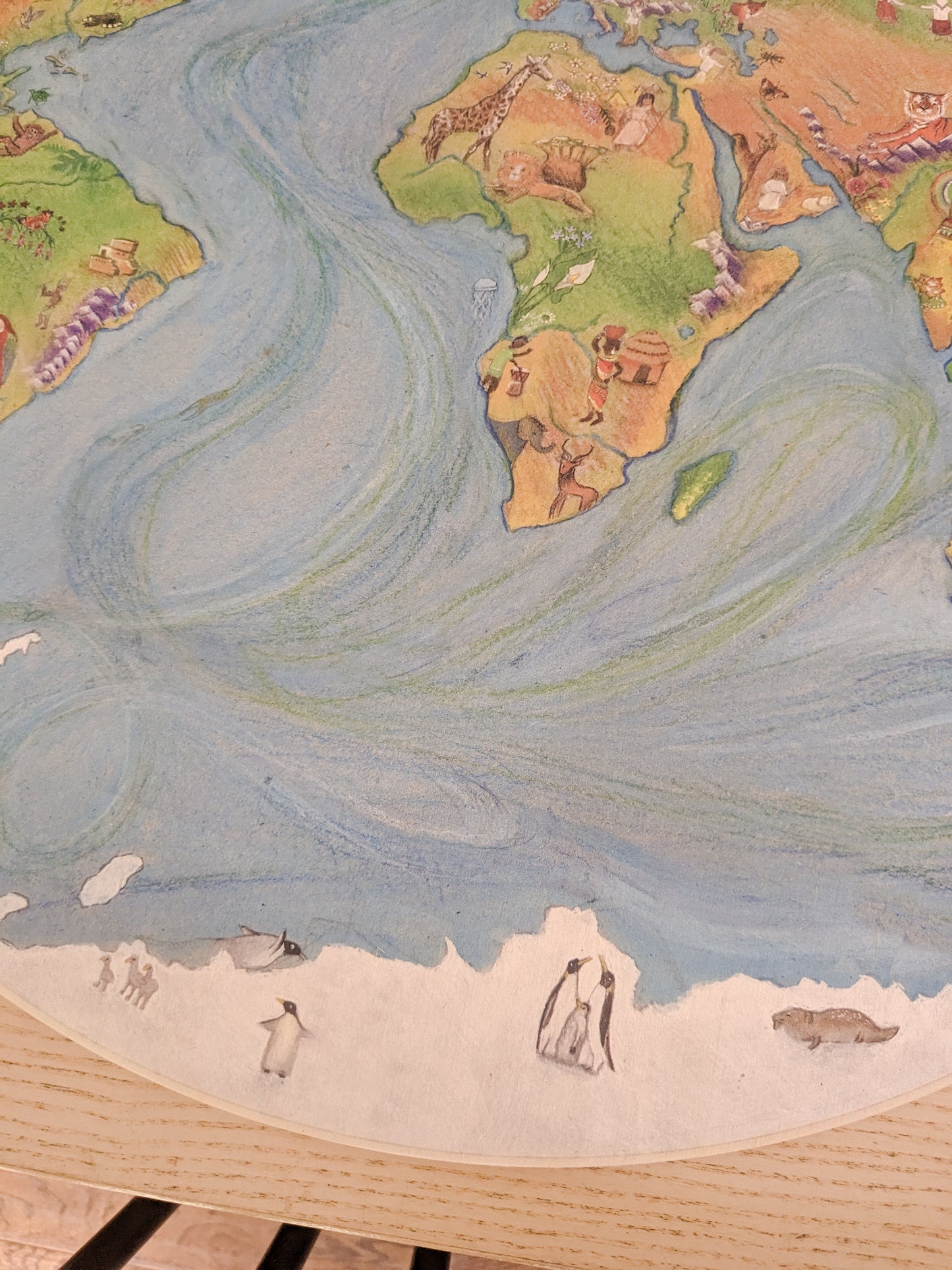 Wilded Family Waldorf inspired Wild World Map