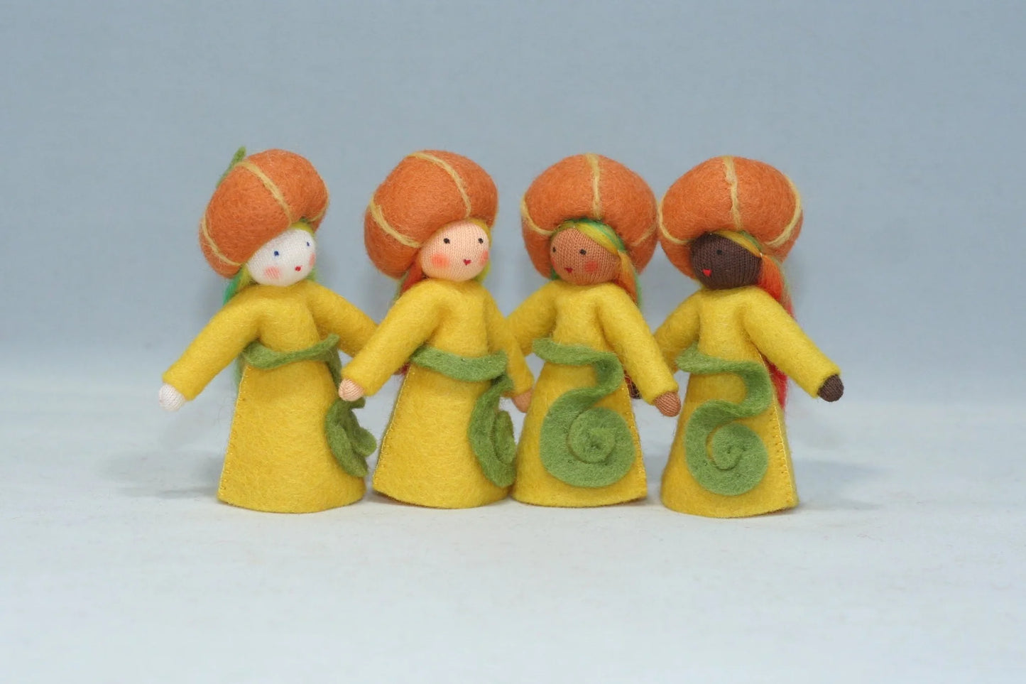 Ambrosius Pumpkin Fairy | 3" Miniature Standing Doll