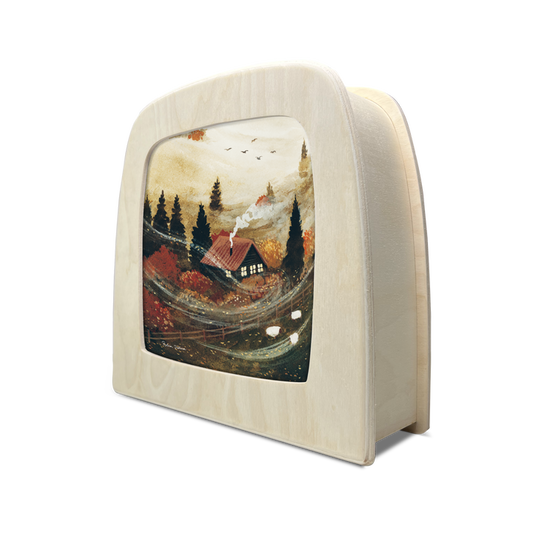 Robin Pieterse - October Cottage Silhouette